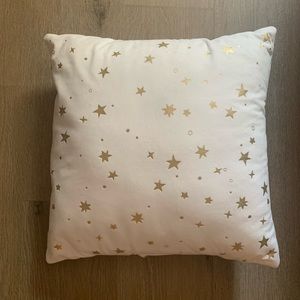 Gold Star Throw Pillow